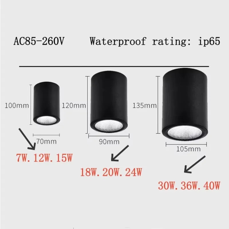 outdoor ceiling light - product view 6
