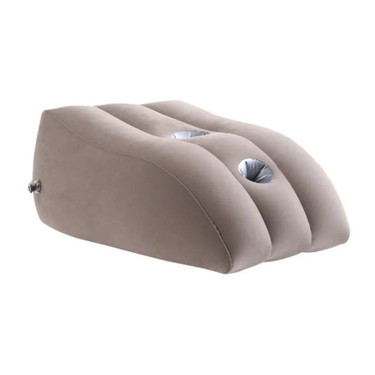 Inflatable Wedge Foot Rest Pillow, Leg Lift Elevation Cushion with Plastic Construction for Home, Travel and Outdoor Use - product view 1