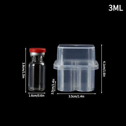 3 mL Vial Storage Case, Stackable Semi-Transparent Plastic Refrigerator Organizer for Freezer and Temperature-Sensitive Storage - product view 1