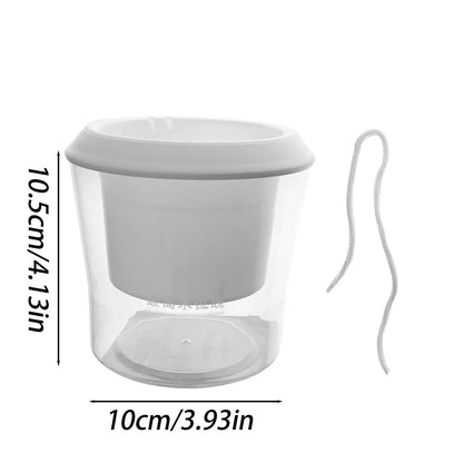 Self-Watering Seedling Box, Automatic Watering Nursery Pot, Round or Square Plastic Planter Insert, 1, 2 or 3 Pack - product view 2