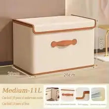 Stackable Clothing Storage Box, Foldable Non-Woven Organizer for Underwear, Pants, Jeans and Sweaters in 11L, 26L or 42L - product view 1