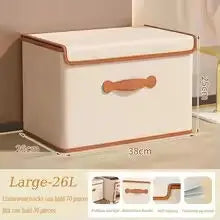 Stackable Clothing Storage Box, Foldable Non-Woven Organizer for Underwear, Pants, Jeans and Sweaters in 11L, 26L or 42L - product view 2