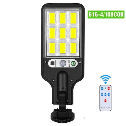 Solar Security Light, 44/100 LED PIR Motion Sensor, 3 Lighting Modes, 120° Detection and IP65 Outdoor Wall Light - product view 1