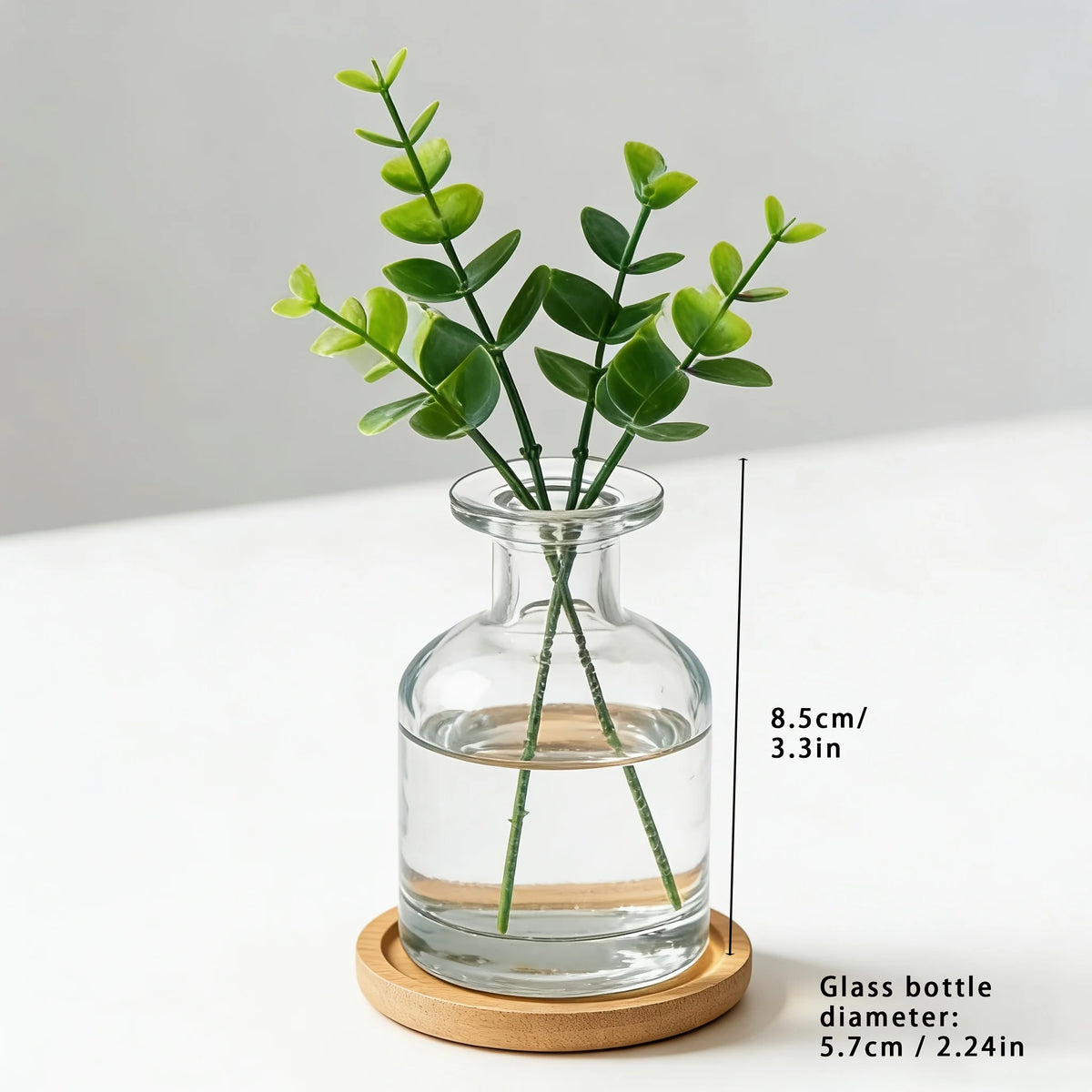 glass vase - product view 1