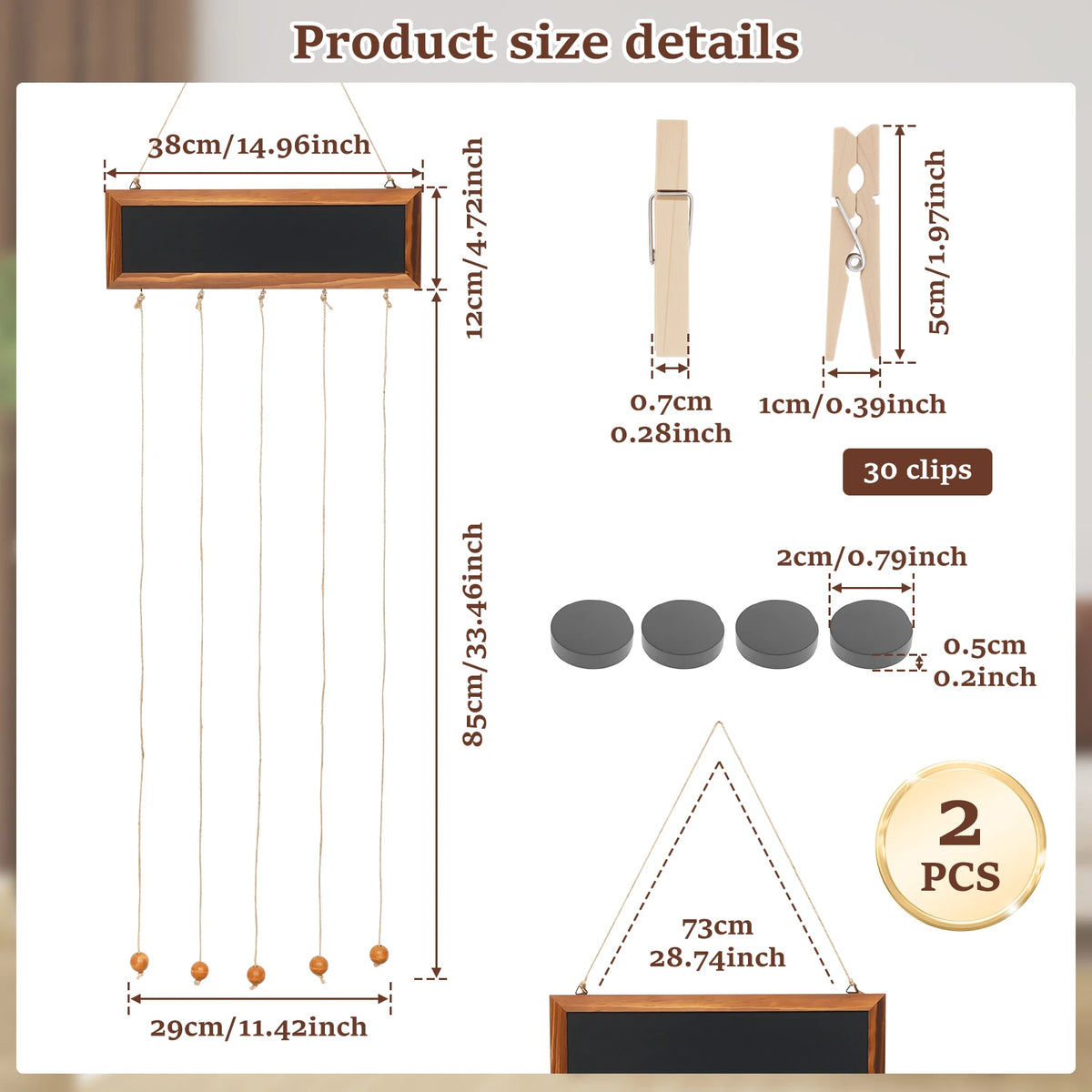 multi opening collage frame - product view 2