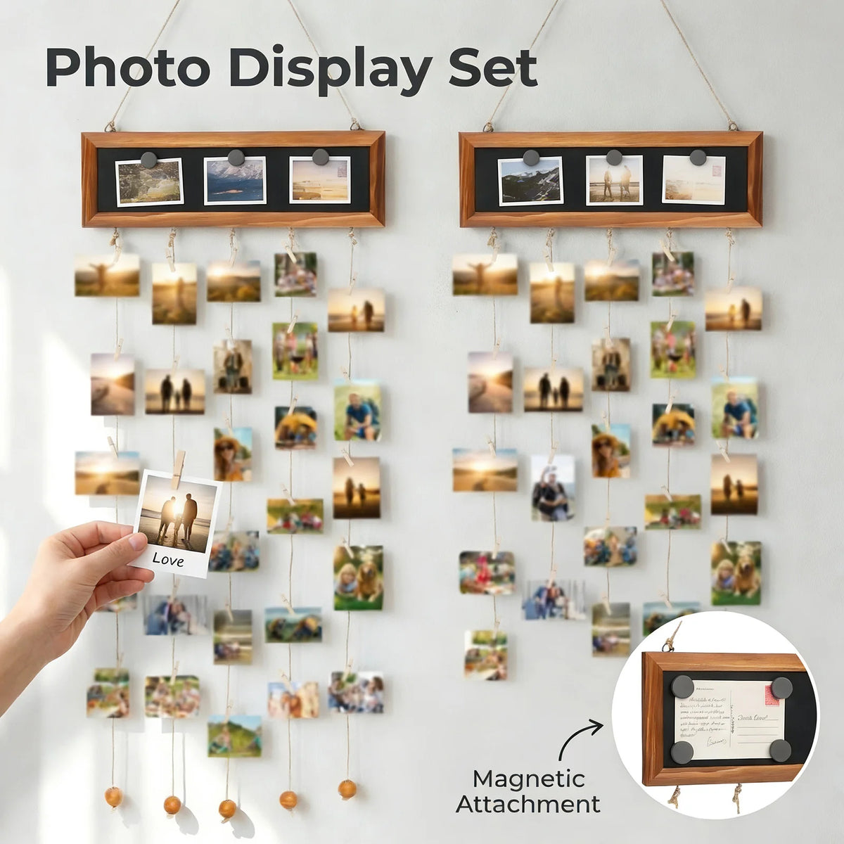 multi opening collage frame - product view 4