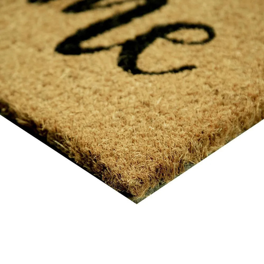 Home Sweet Home Floor Doormat, Anti-Slip Waterproof Rectangle Mat with Vinyl Backing, Machine-Made Design in Multiple Sizes - product view 4
