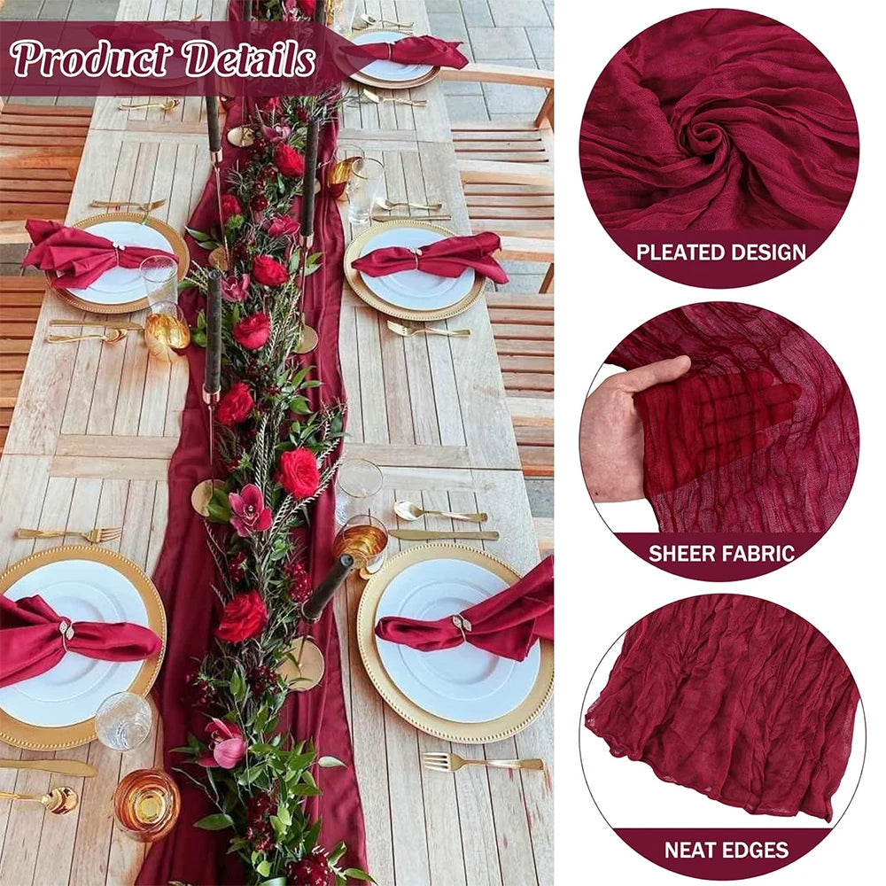 holiday table runner - product view 5
