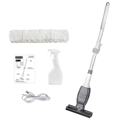 Electric Cordless Window Cleaner, Handheld Glass Vacuum With USB Rechargeable Wireless Design, Gray - product view 1