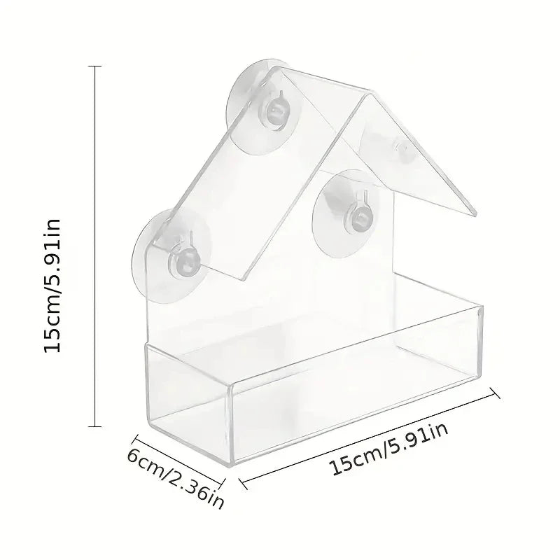 bird feeder window mount - product view 1
