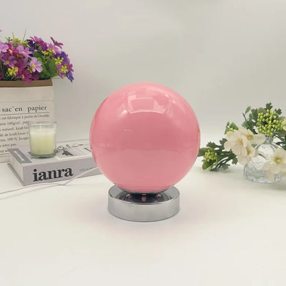 Contemporary Glass Stone LED Desk Lamp, Dimmable 5V DC Table Light with Three Color Temperatures for Bedroom or Study - product view 5