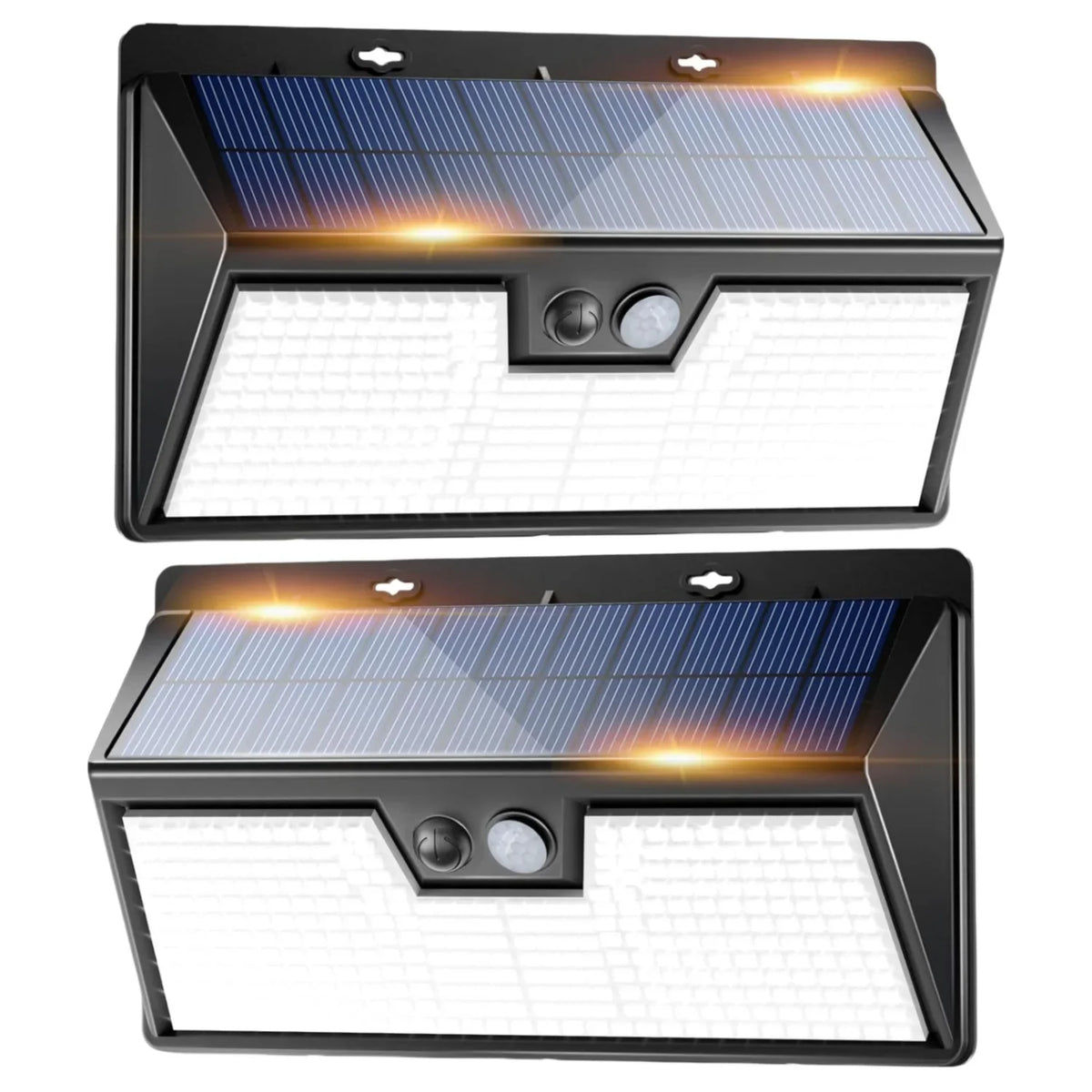 Solar Wall Lights, Motion Sensor, 3 Lighting Modes, 318 LEDs, 180° Coverage, ABS Outdoor Fence and Patio Lighting - product view 1