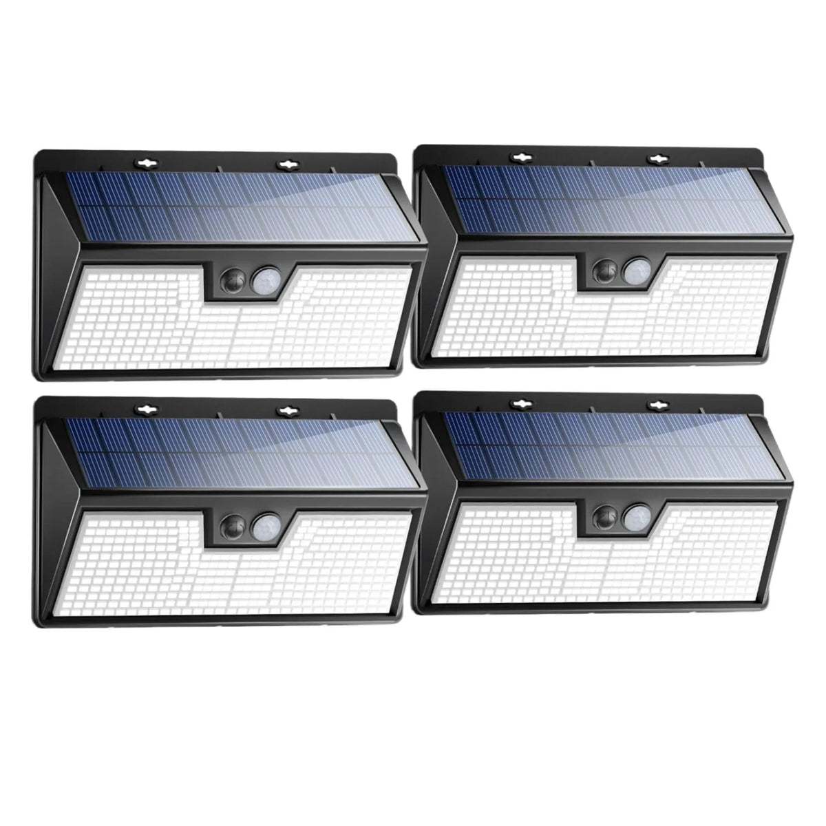 Solar Wall Lights, Motion Sensor, 3 Lighting Modes, 318 LEDs, 180° Coverage, ABS Outdoor Fence and Patio Lighting - product view 2