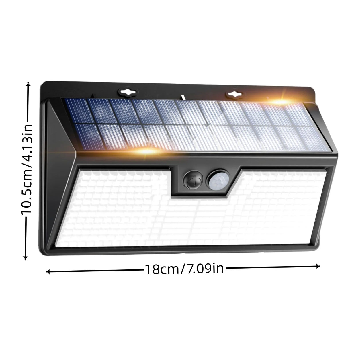 solar wall lights - product view 3