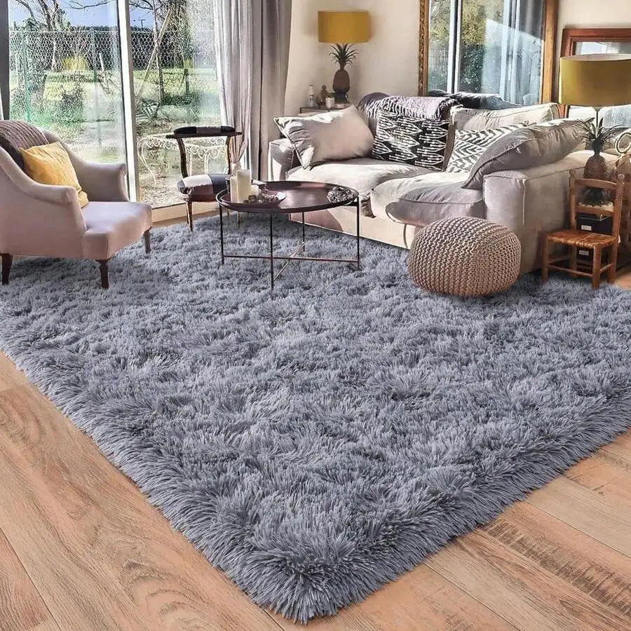 Soft Shag Rug, 1.7-Inch Plush High Pile, Memory Foam Layer, PVC Non-Slip Backing for Bedroom and Living Room - product view 5