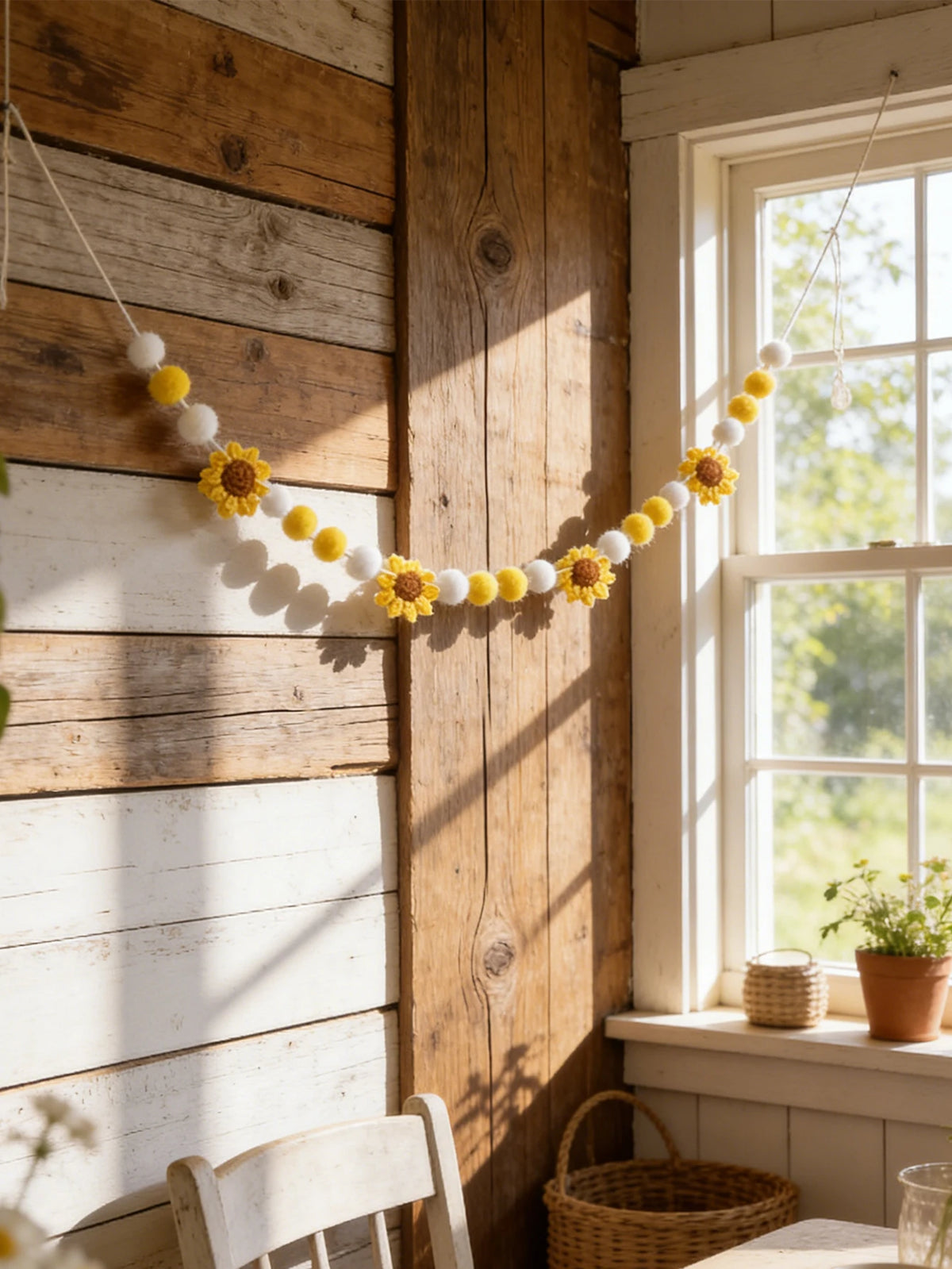 spring floral garland - product view 6
