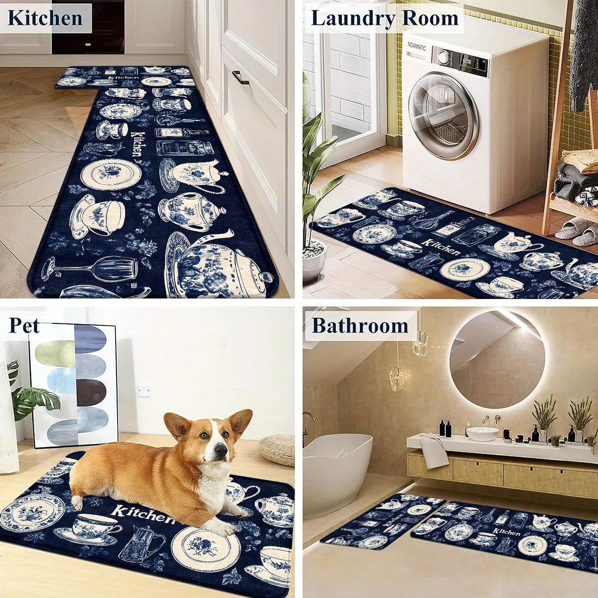 machine washable runner rug - product view 4