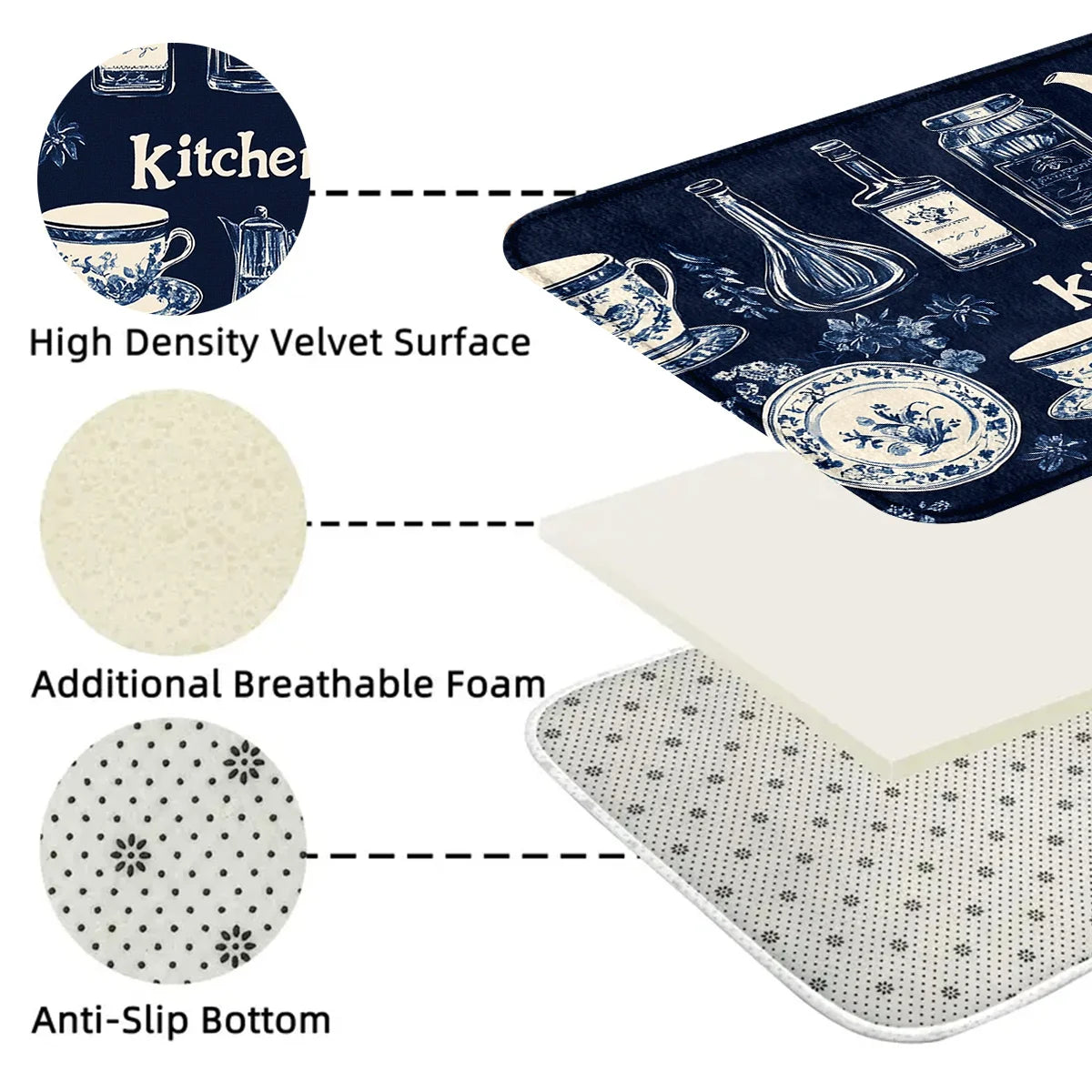 machine washable runner rug - product view 6