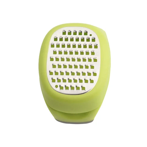 Stainless Steel Garlic Press and Ginger Grater, Multifunctional Kitchen Utensil with Plastic Handle for Food Preparation - product view 1