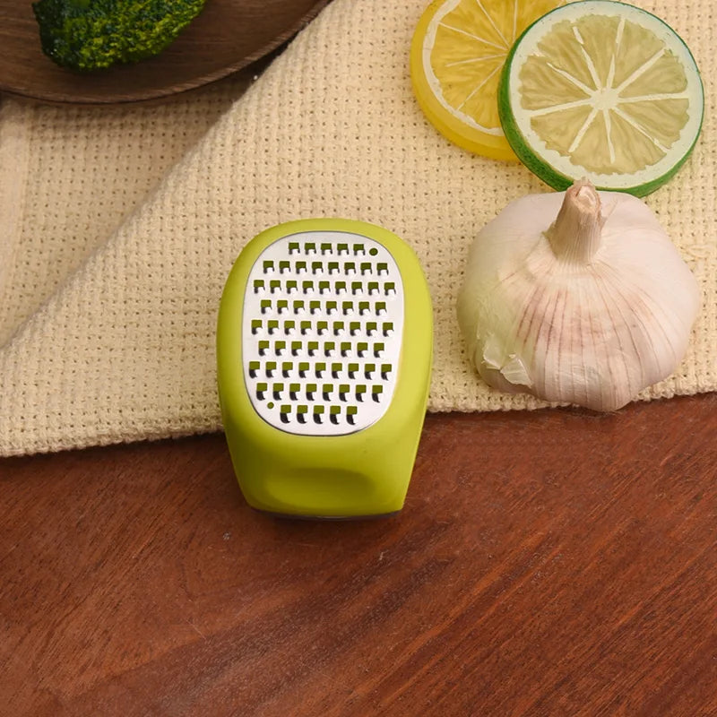 stainless garlic press - product view 3