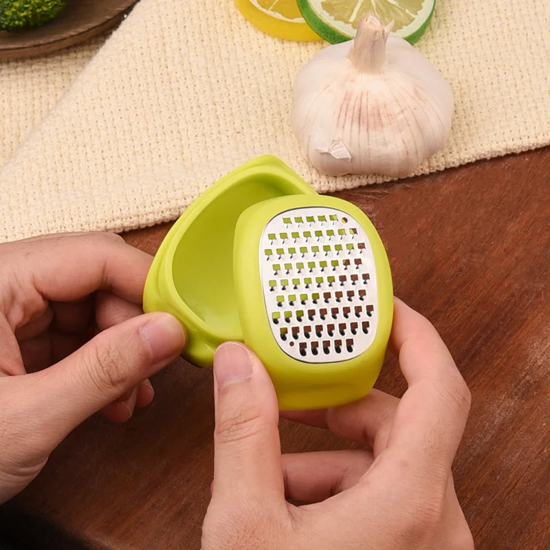 stainless garlic press - product view 4