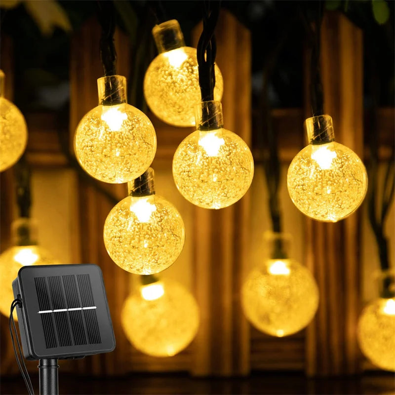 solar string lights - product view 2