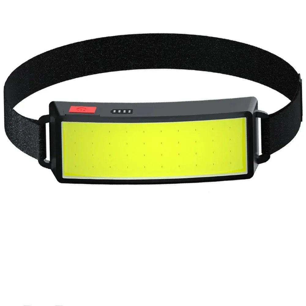 Rechargeable LED Headlamp, 10W, 180° Beam, 3 Lighting Modes, Built-In Lithium Metal Battery for Camping, Fishing and Night Running - product view 1