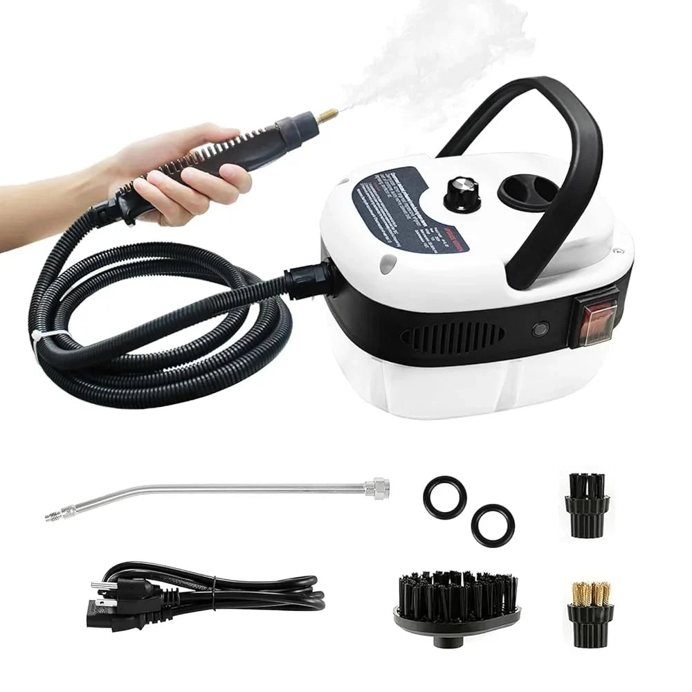 Handheld Steam Cleaner, 2500W High-Temperature 105°C, 3 Bar Pressure, 1200 ml Tank, 6-Level Control, US Plug - product view 3