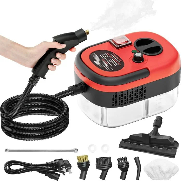Handheld Steam Cleaner, 2500W High-Temperature 105°C, 3 Bar Pressure, 1200 ml Tank, 6-Level Control, US Plug - product view 4