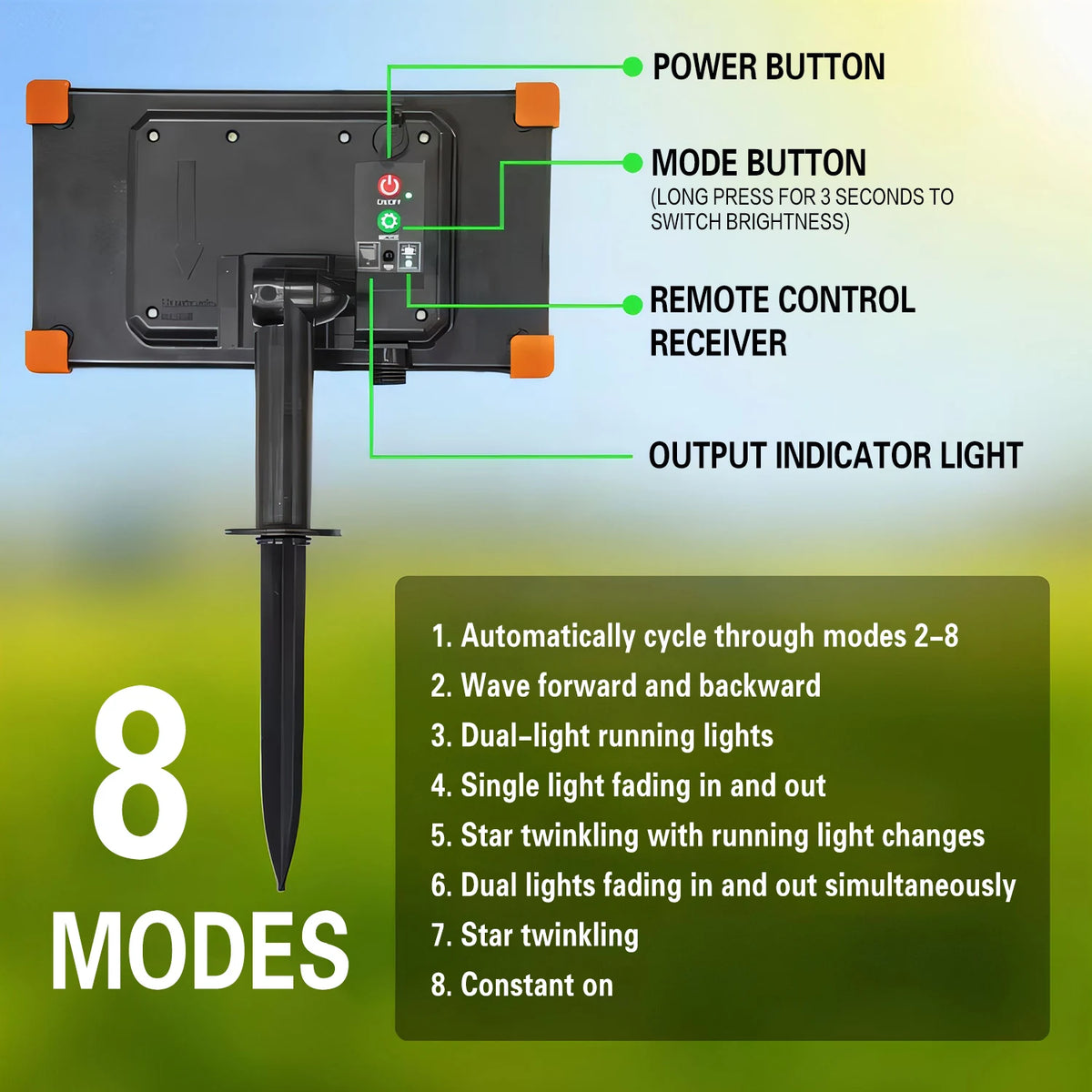 solar string lights - product view 4
