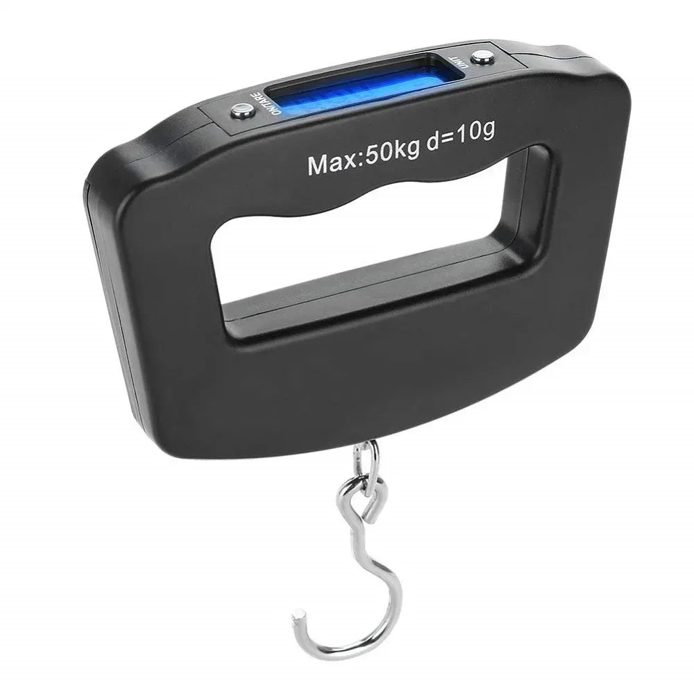 Digital Luggage Scale, 50 kg Capacity, 10 g Precision, Backlit LCD, Tare Function and Two Hook Styles for Travel - product view 6