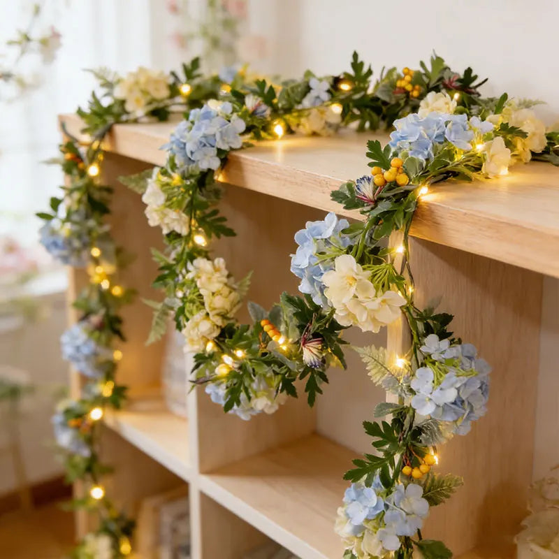 spring floral garland - product view 4