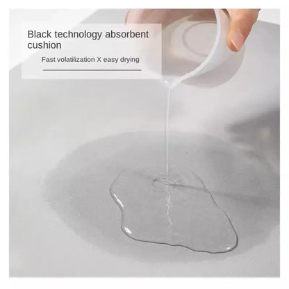 Modern Rubber Door Mat, Anti-Slip Machine-Made Floor Mat, 40 × 60 cm, Light Gray or Dark Gray for Entryways - product view 3