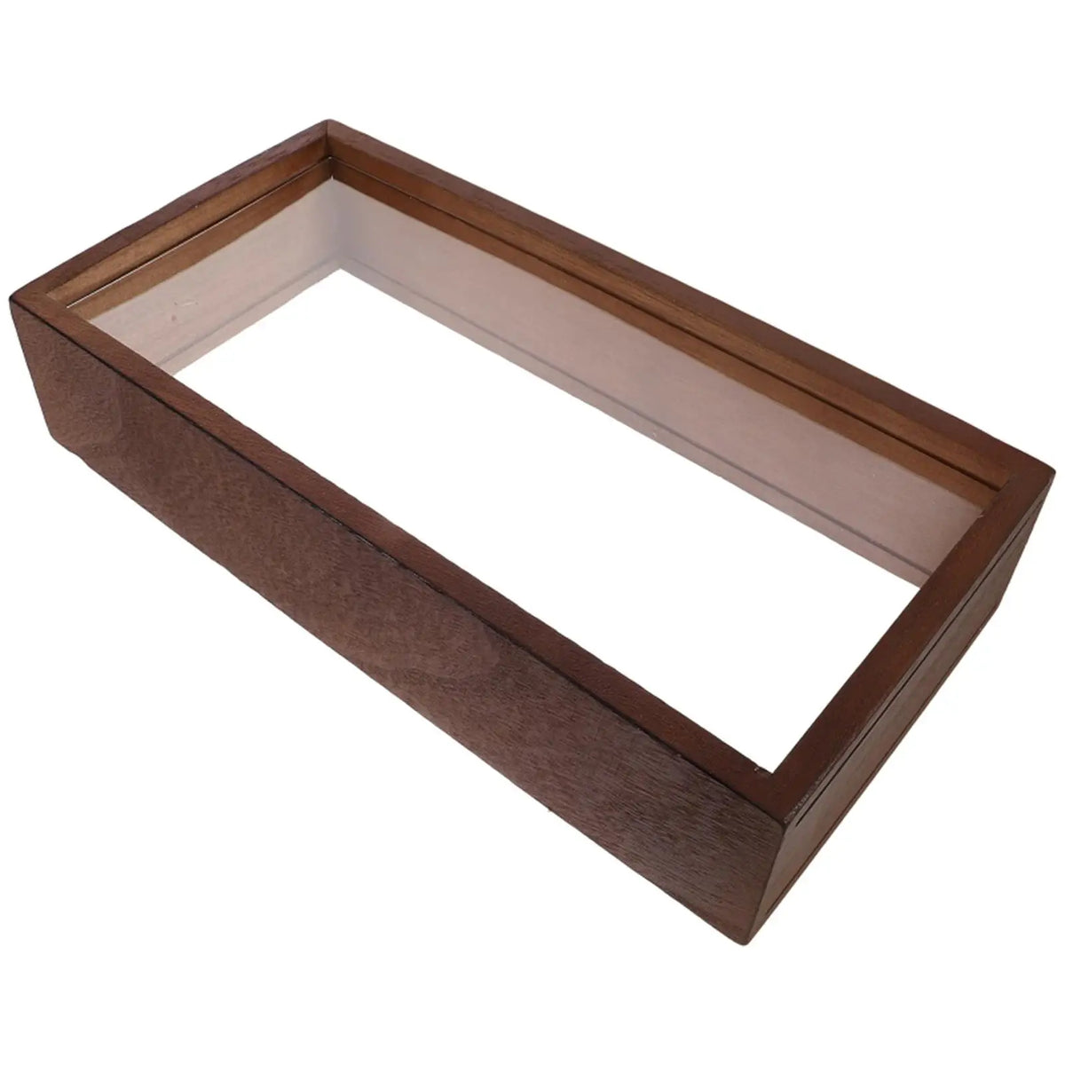Wooden Shadow Box Frame, Rectangle Acrylic Display Case for Dried Flowers, Photos, Awards and DIY Wall Décor, 26 x 13 x 5.5 cm - product view 1