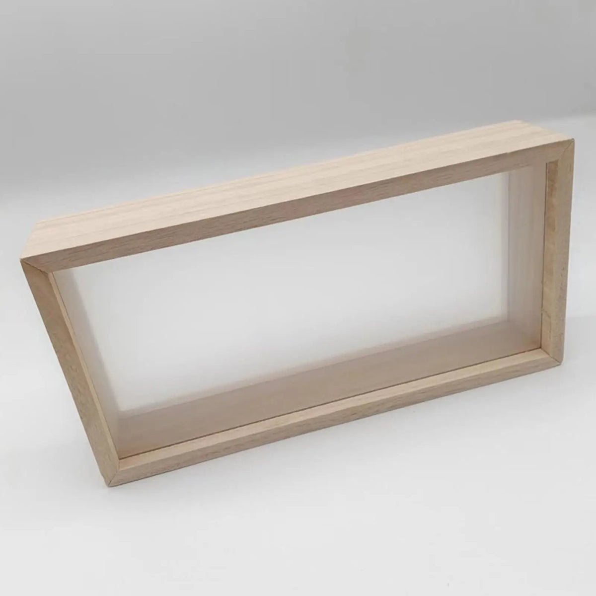 Wooden Shadow Box Frame, Rectangle Acrylic Display Case for Dried Flowers, Photos, Awards and DIY Wall Décor, 26 x 13 x 5.5 cm - product view 6