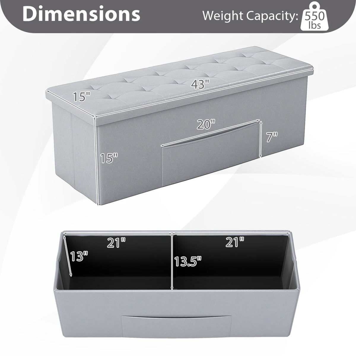 storage ottoman - product view 6