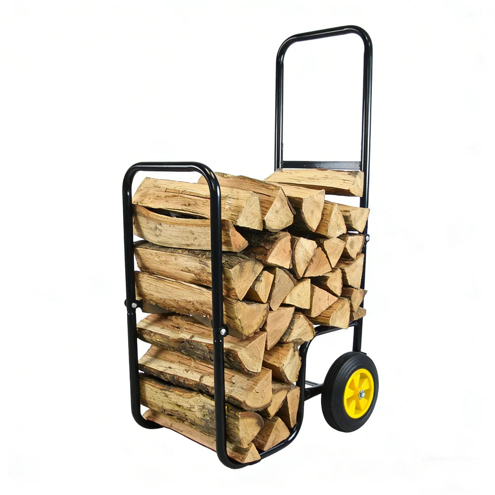 outdoor firewood rack - product view 2