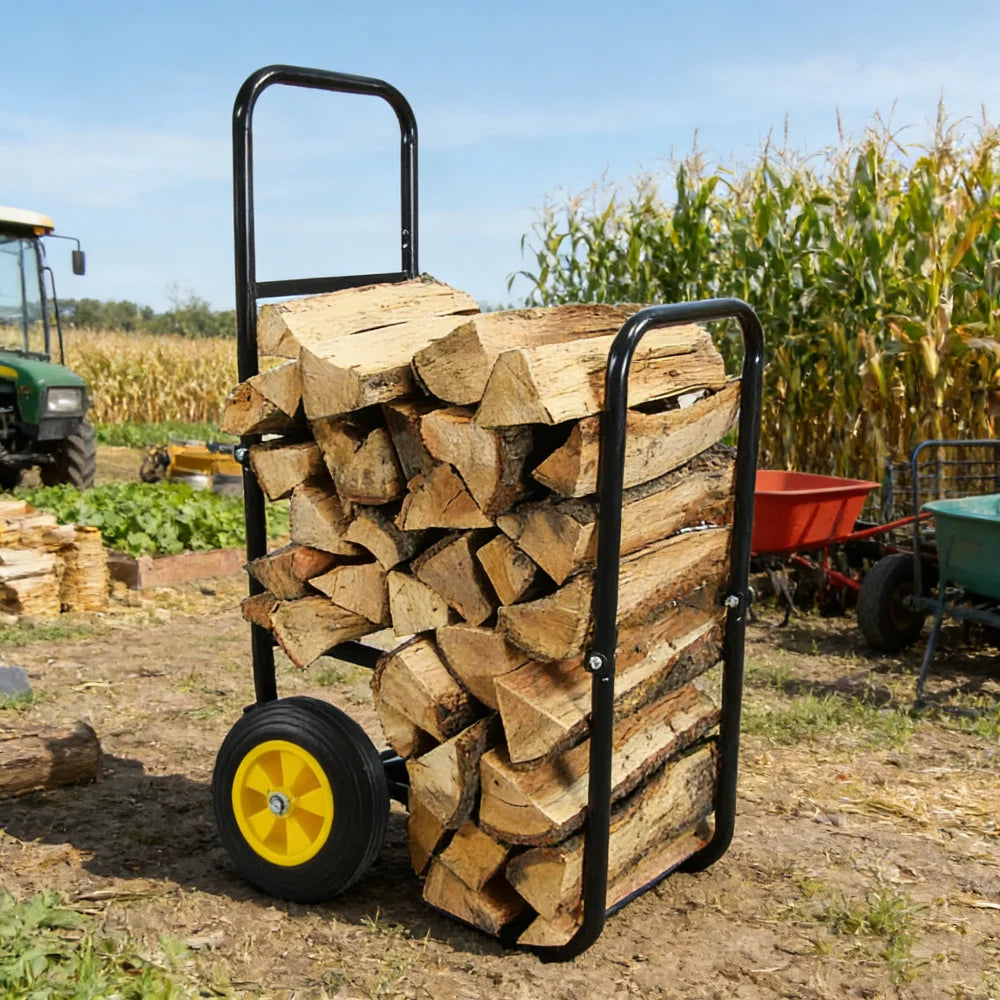 outdoor firewood rack - product view 5