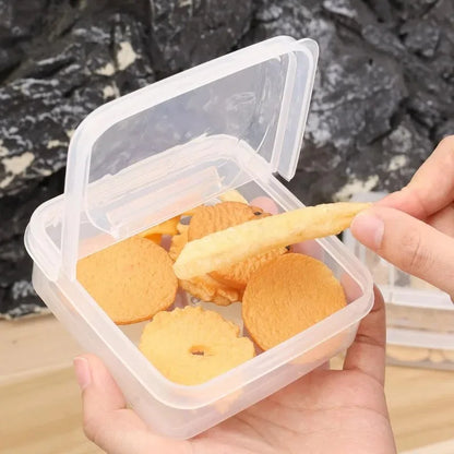 Refrigerator Food Storage Container, Transparent 10 × 10 × 4 cm Box with Lid for Butter, Cheese, Fruit, Vegetables and Condiments - product view 6