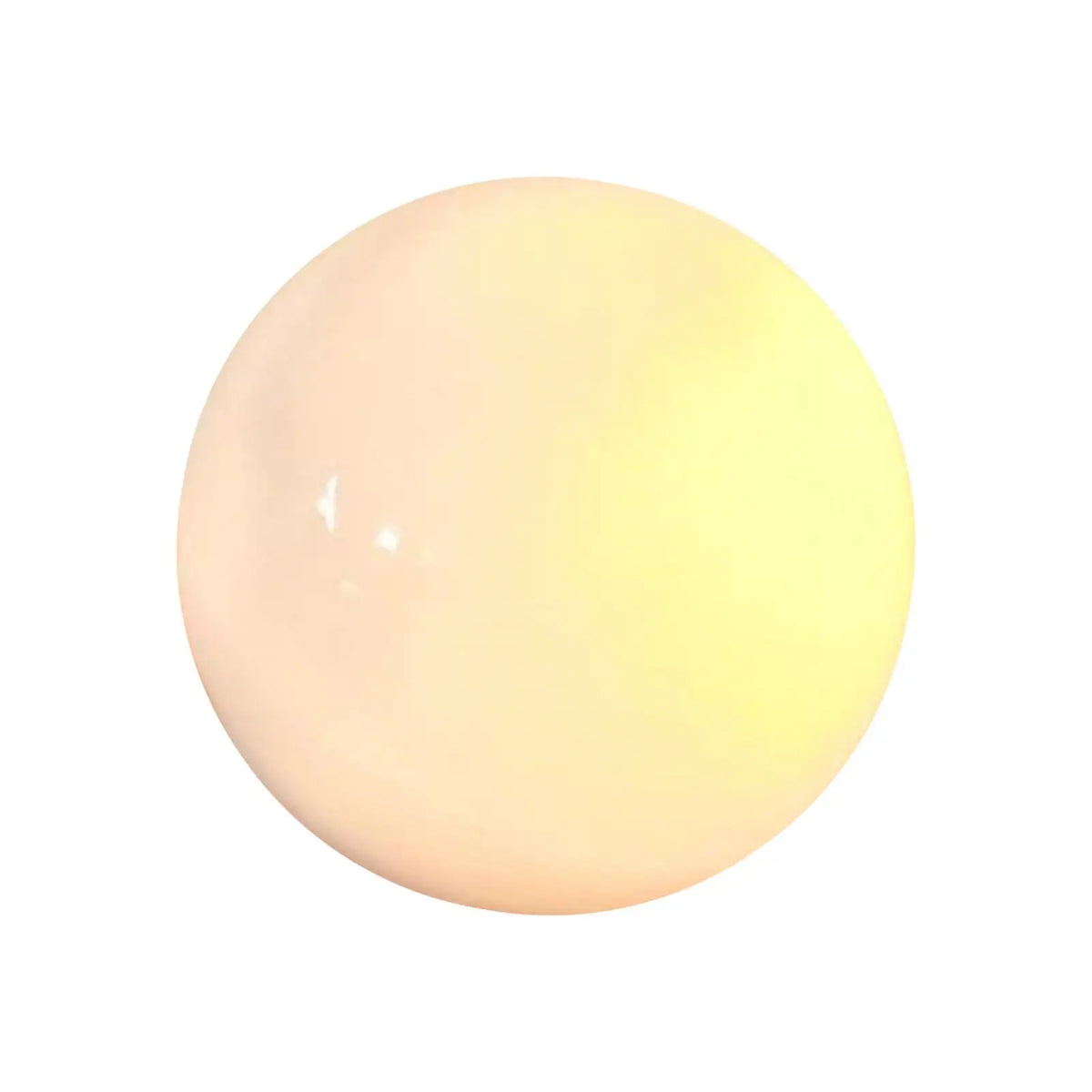Ceramic Shell LED Mood Light, Round Pearl Night Lamp, Portable 6cm Bedside Decor for Bedroom, Nursery and Beach-Themed Rooms - product view 2