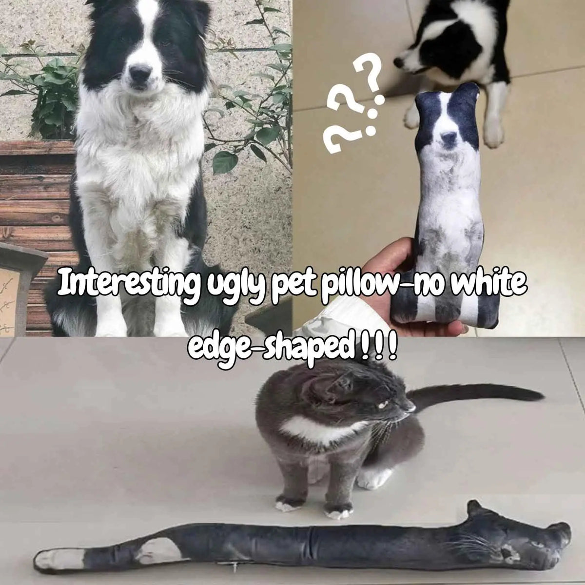 Personalized Pet Pillow, Soft Fiber-Filled Polyester Decorative Cushion in Multiple Sizes for Cat and Dog Lovers - product view 6