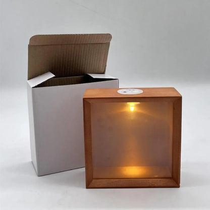 LED Shadow Box Frame, 3D Display Case, Warm Ambient Light, Top Switch, 12.5 cm Decorative Photo Frame - product view 2