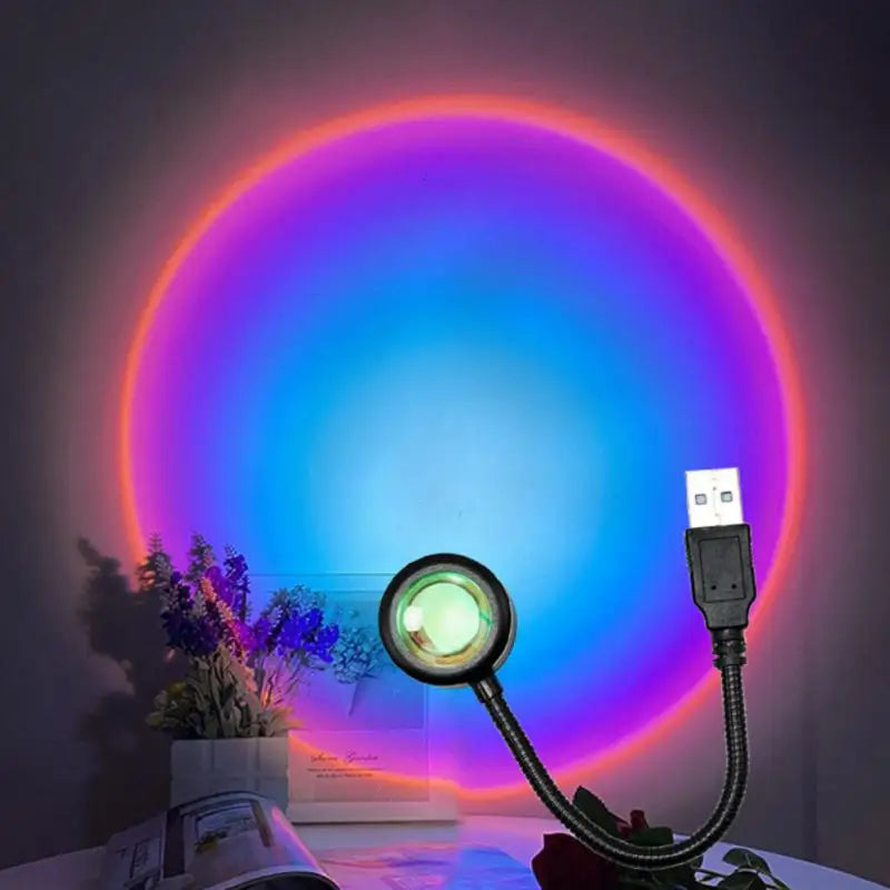 sunset projection lamp - product view 1