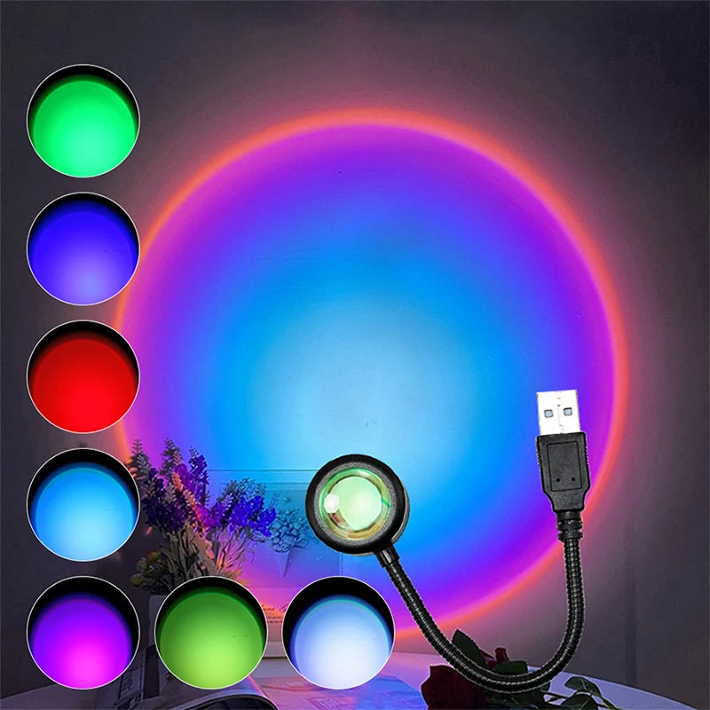 sunset projection lamp - product view 5