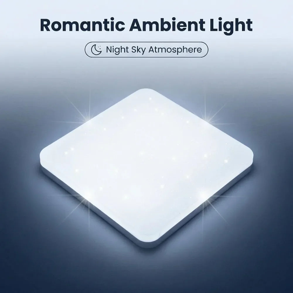 Dimmable LED Ceiling Light, Ultra-Thin Flush Mount, 3-Color Light, 24W/36W/48W for Bedroom, Kitchen and Hallway - product view 5