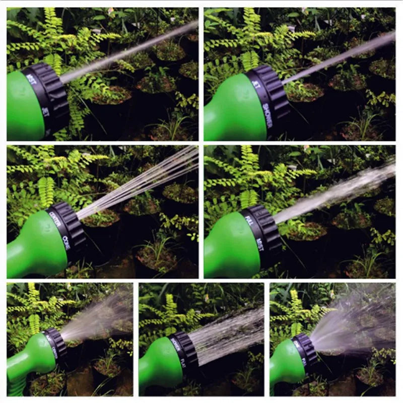 Multi-Functional Plastic Garden Spray Nozzle, Flower Watering and Car Washing Cleaning Tool in Blue or Army Green - product view 3