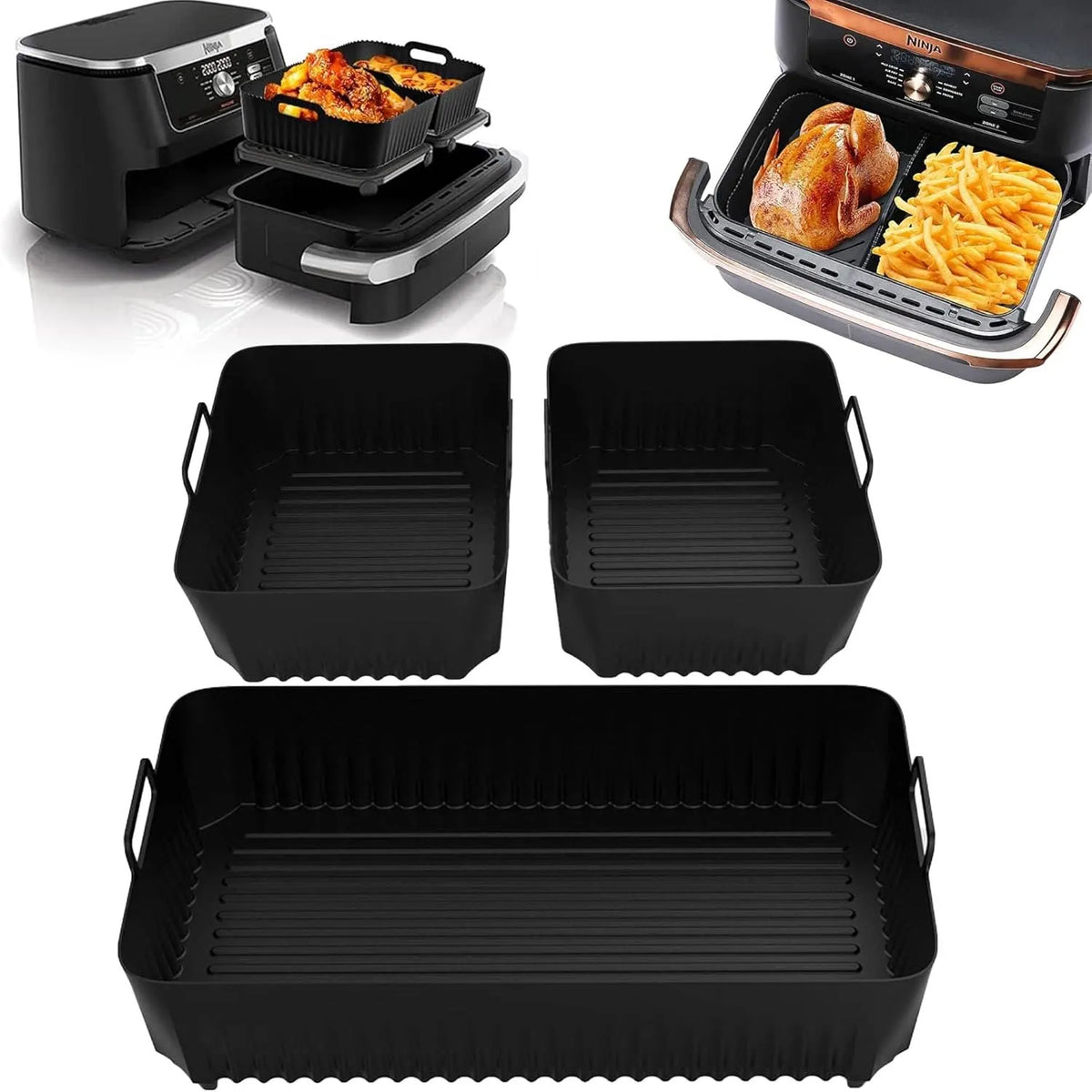 silicone air fryer liner - product view 4