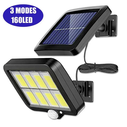 Solar Motion Sensor Wall Light, Automatic LED, 3 Lighting Modes, Separate Panel, Rechargeable Battery Outdoor Garden Lamp - product view 5