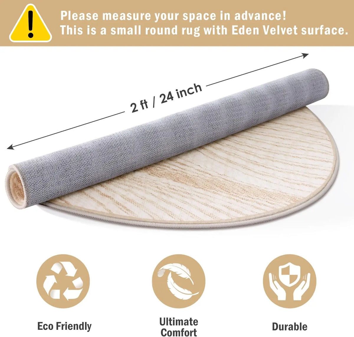 jute rug - product view 2