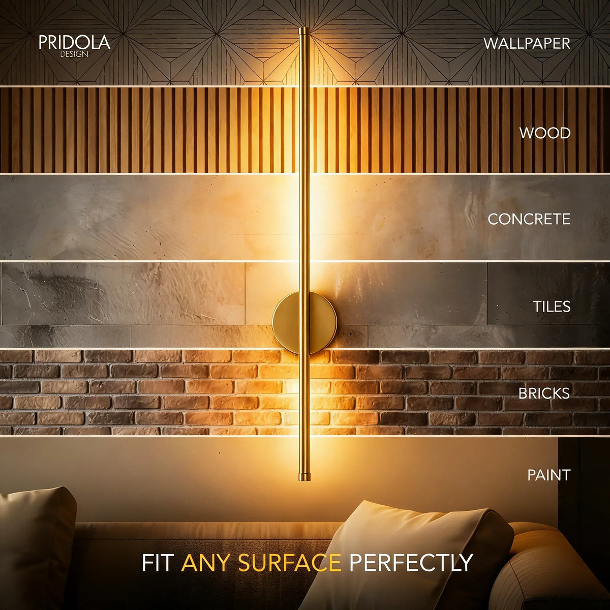 Battery Operated Picture Light, USB Rechargeable LED Wall Sconce, Remote & Touch Control, 3 Color Temperatures, Dimmable - product view 1